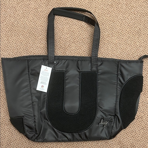lug Handbags - lug Black Quilted Tote Bag